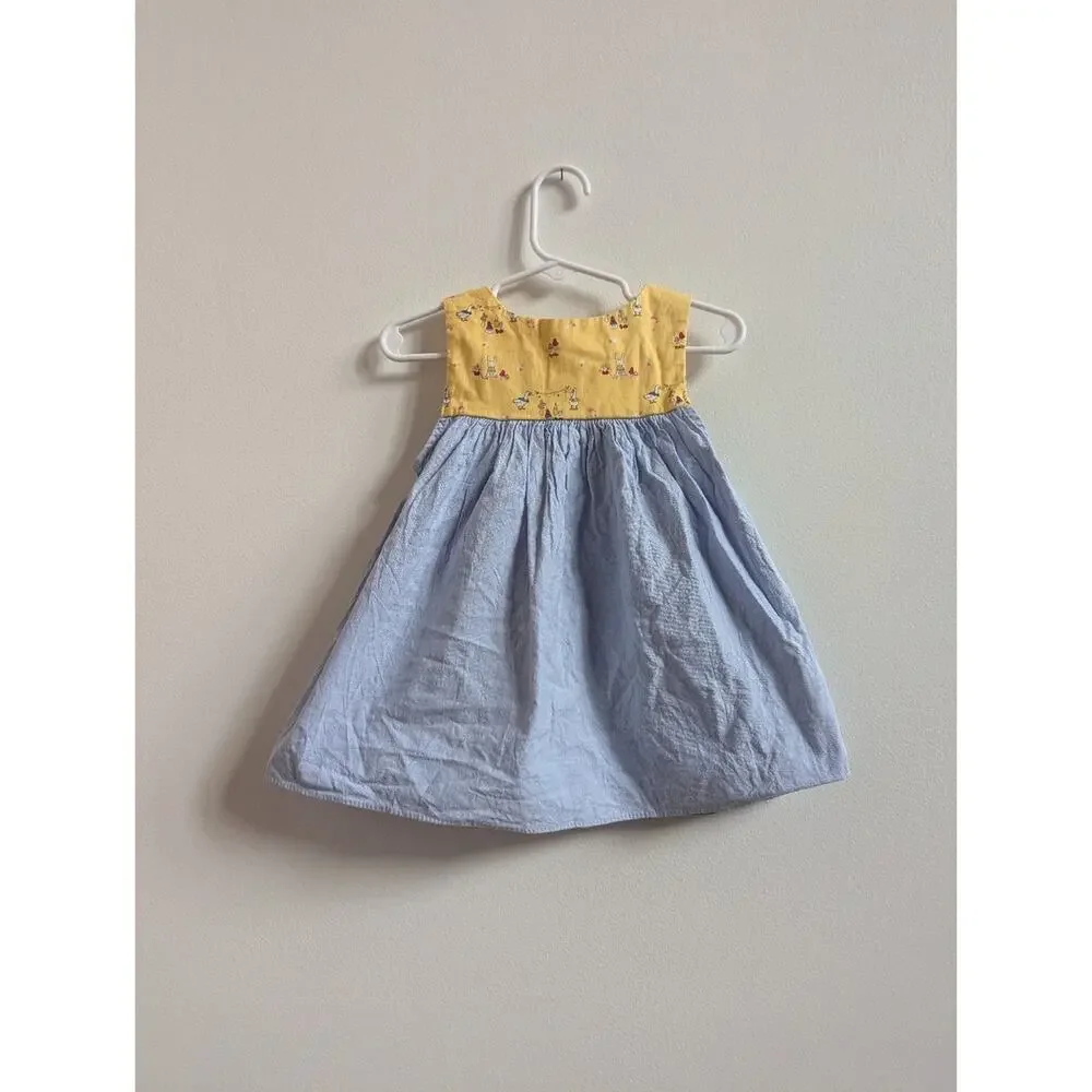 Ricrac & Ruffles 4T Girls Mother Duck Outfit Summer